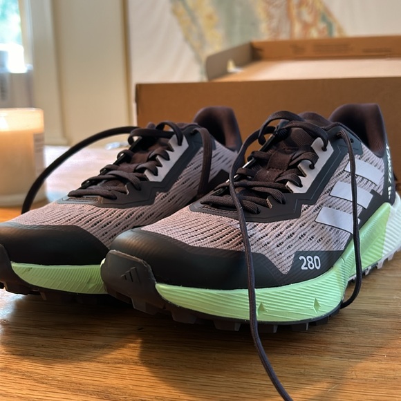 Women’s adidas Terrex Agravic Flow trail running shoes 7 - Picture 8 of 10